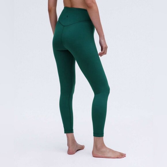 Lululemon Wunder Under Nulu High-Rise Tight 25" Storm Teal - Picture 1 of 11